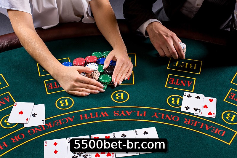 Mesa de Blackjack 5500bet